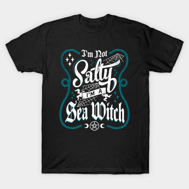 Salty Witch - Funny Goth T-Shirt by Nemons